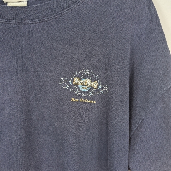 Vintage Hard Rock Cafe Guitar Flames rock and roll tshirt mens XL - Picture 2 of 7